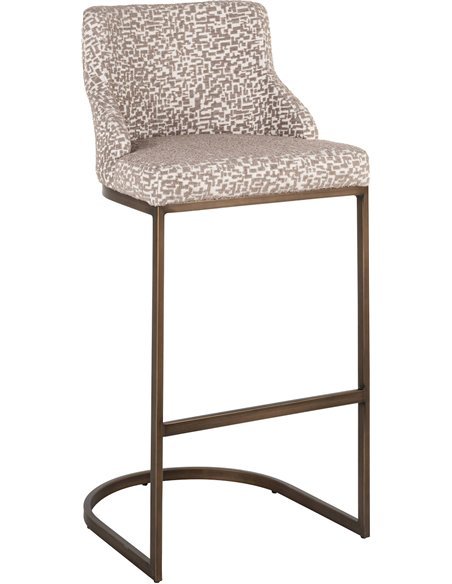 chaise haute design moderne assise confortable géométrique