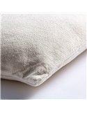 coussin décoratif blanc coton style contemporain salon chic
