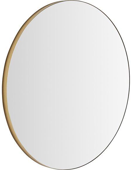 miroir mural design art déco bois naturel élégant