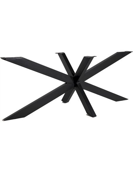 piètement de table design moderne finition noire chic