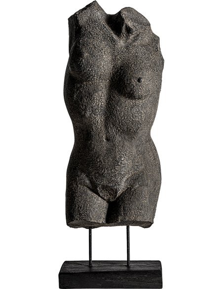 sculpture moderne buste gabriela en terre cuite pour salon