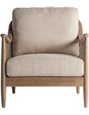 fauteuil marron bois frêne style contemporain intérieur cosy