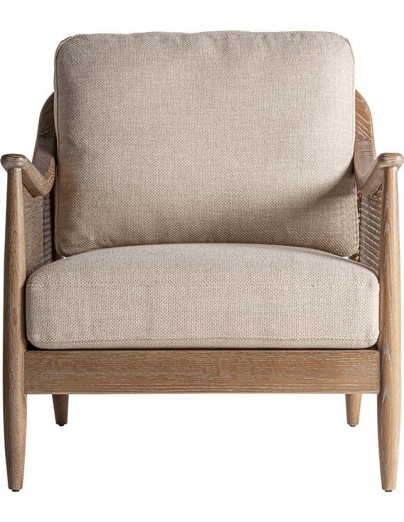 fauteuil marron bois frêne style contemporain intérieur cosy
