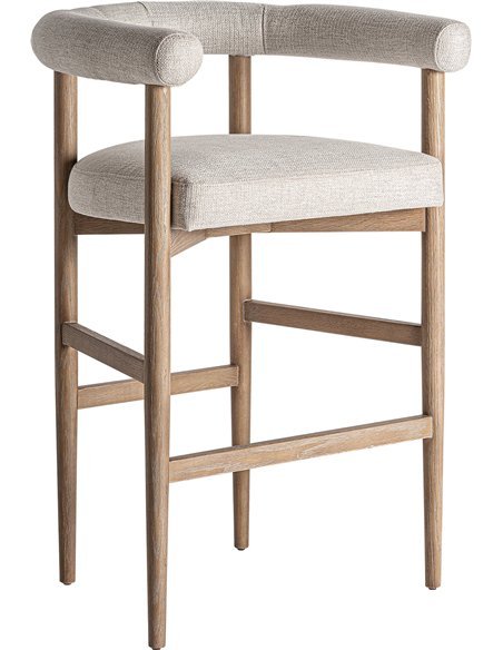 tabouret design intérieur bois marron contemporain