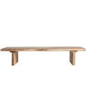 table basse en bois d’acacia clair design contemporain Vical