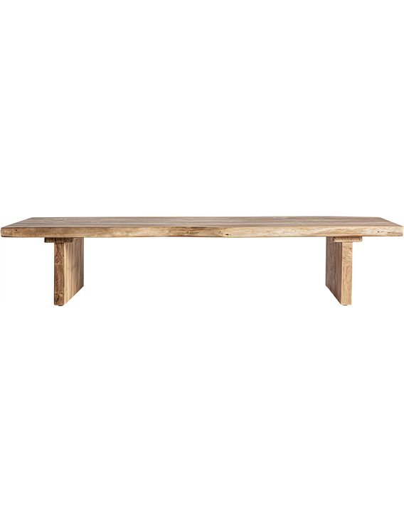 table basse en bois d’acacia clair design contemporain Vical