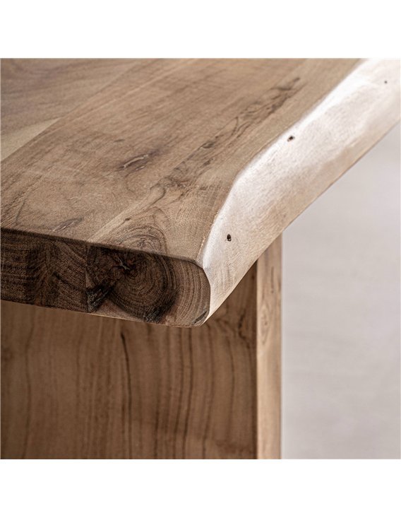 table basse rectangulaire acacia contemporain pour salon Vical