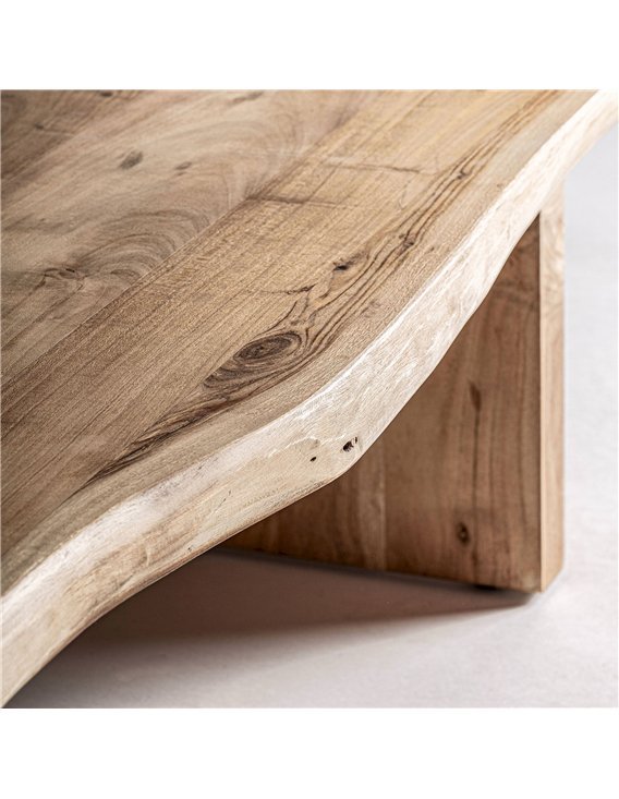 table basse tendance en bois clair style contemporain Vical