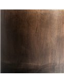 table d’appoint art déco bois de manguier laiton raffiné