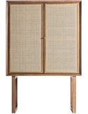 armoire bois de manguier style nordique marron naturel