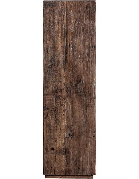 Sellette bois tropical marron style contemporain décoratif