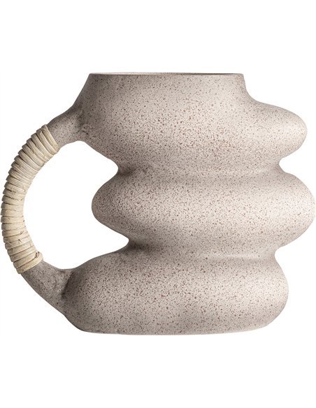 vase décoratif tons clairs style art déco