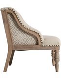 fauteuil salon en bois de manguier artisanal chic