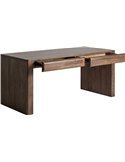 bureau vintage finition marron bois manguier