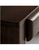 meuble bureau art déco bois massif marron