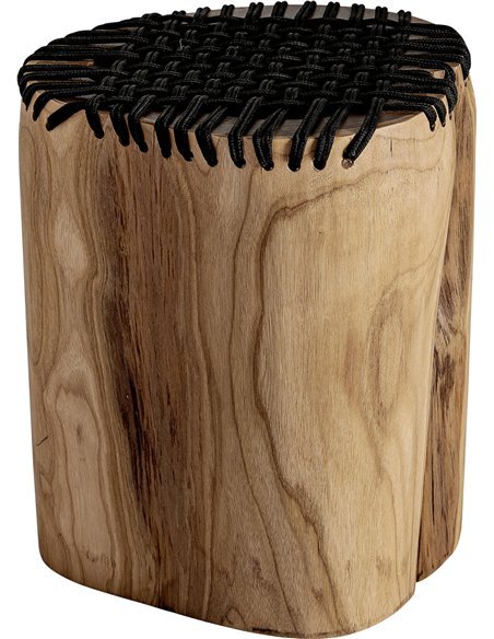 table d’appoint style ethnique bois suar finition naturelle