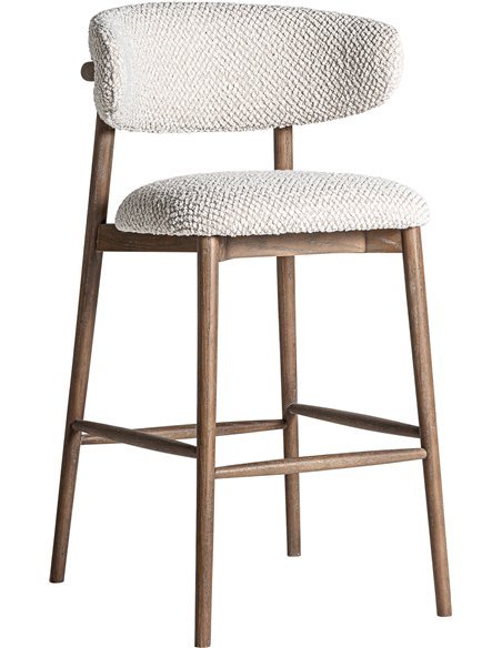 assise haute contemporaine en bois naturel marron