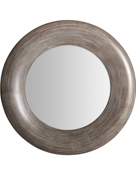 miroir contemporain marron patiné design élégant pour salon