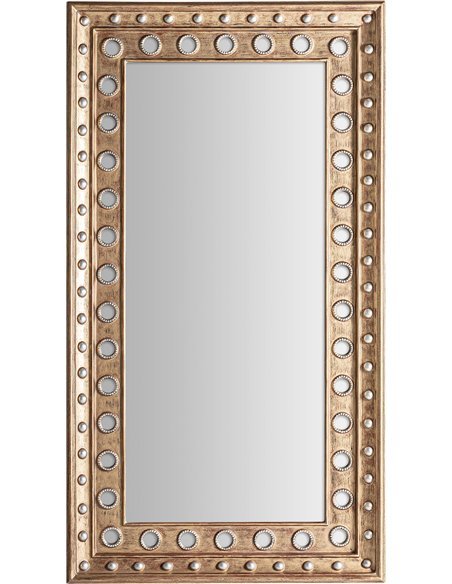 miroir doré classique raffiné pour décoration élégante