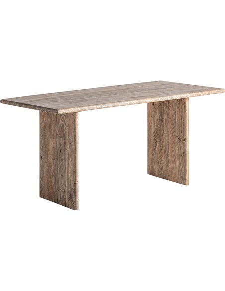 bureau colonial bois manguier marron élégant Vical