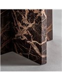 Table en marbre noir inspiration minimaliste chic