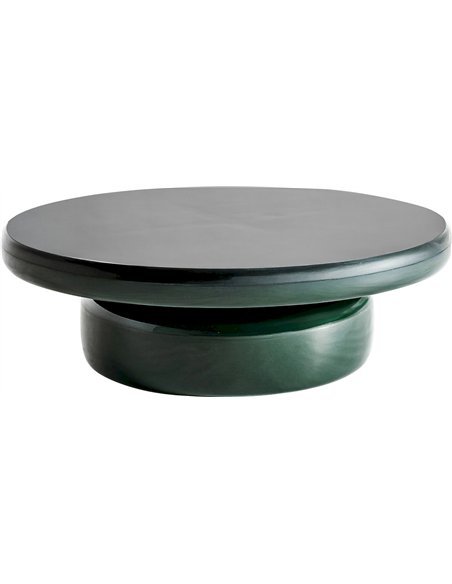 table basse carrée crème style contemporain salon