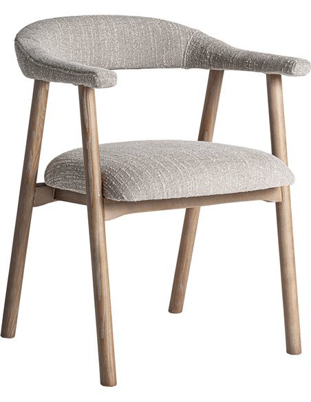 chaise assise confortable bois de frêne style moderne