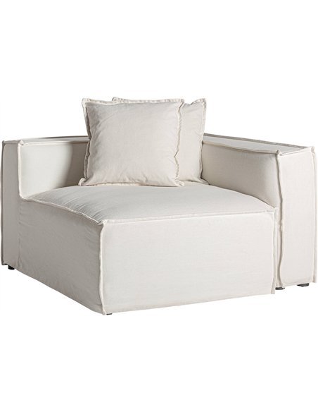 module canapé blanc style colonial parfait pour salon moderne