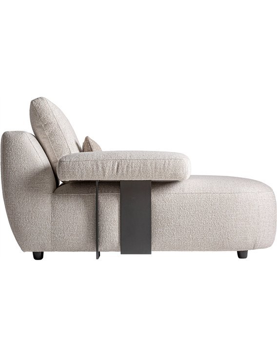 canapé d angle salon contemporain finition marbrée beige