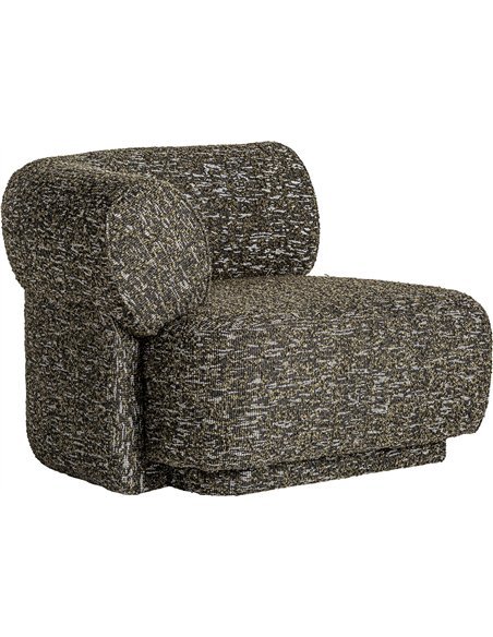 canapé d’angle vert marbré design contemporain pour salon élégant