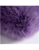 Coussin violet marbré déco salon contemporain