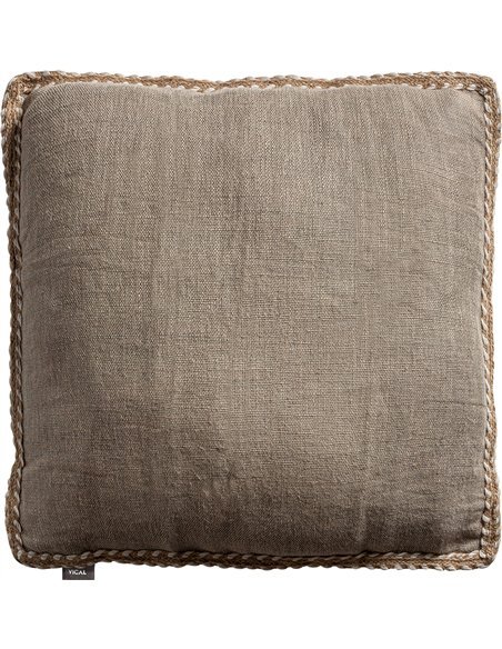 Coussin marbré lin style classique ambiance détente