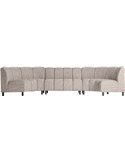 module sofa central design moderne tons neutres