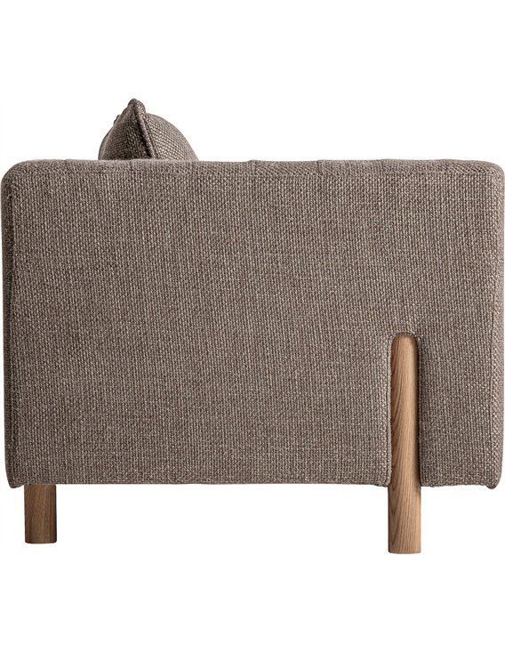 canapé salon raffiné beige polyester finition marbrée