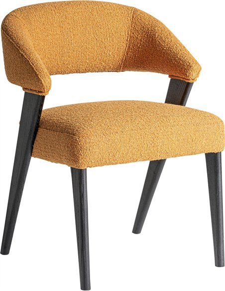 chaise design moutarde contemporaine élégante VICAL