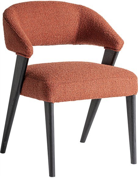 chaise salon effet marbré terracotta style raffiné