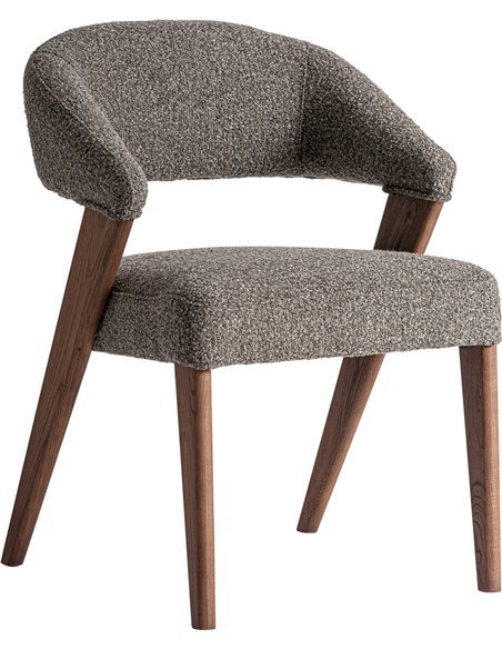 chaise contemporaine gris marbré style salon élégant