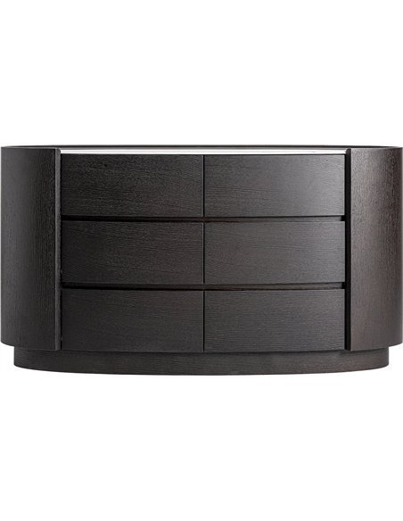 commode élégante finition marbrée pour décoration intérieure