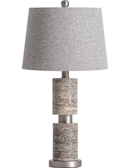 lampe de table art déco tons neutres pour salon