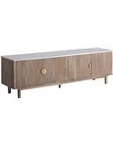 meuble tv élégant bois de manguier style contemporain Vical