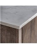 meuble tv tendance marron bois massif contemporain Vical