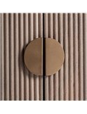 meuble tv moderne bois de manguier marron naturel Vical