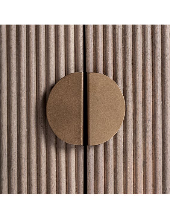 meuble tv moderne bois de manguier marron naturel Vical