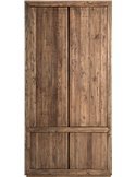 meuble de rangement contemporain bois d’orme marron