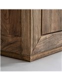armoire marron bois d’orme style moderne chic