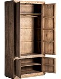 meuble dressing bois d’orme marron contemporain
