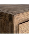meuble de rangement design en bois d’orme marron style moderne