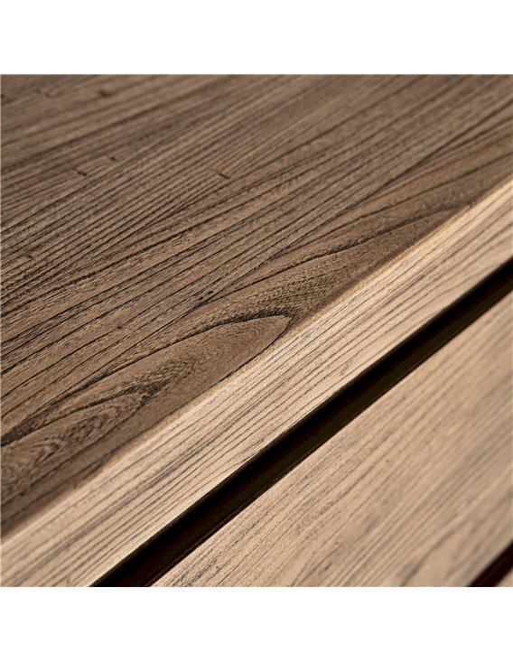 mobilier chic en bois d’orme commode style contemporain