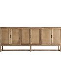 buffet contemporain bois d’orme marron élégant salle à manger