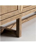 meuble buffet marron orme pour salon contemporain chic